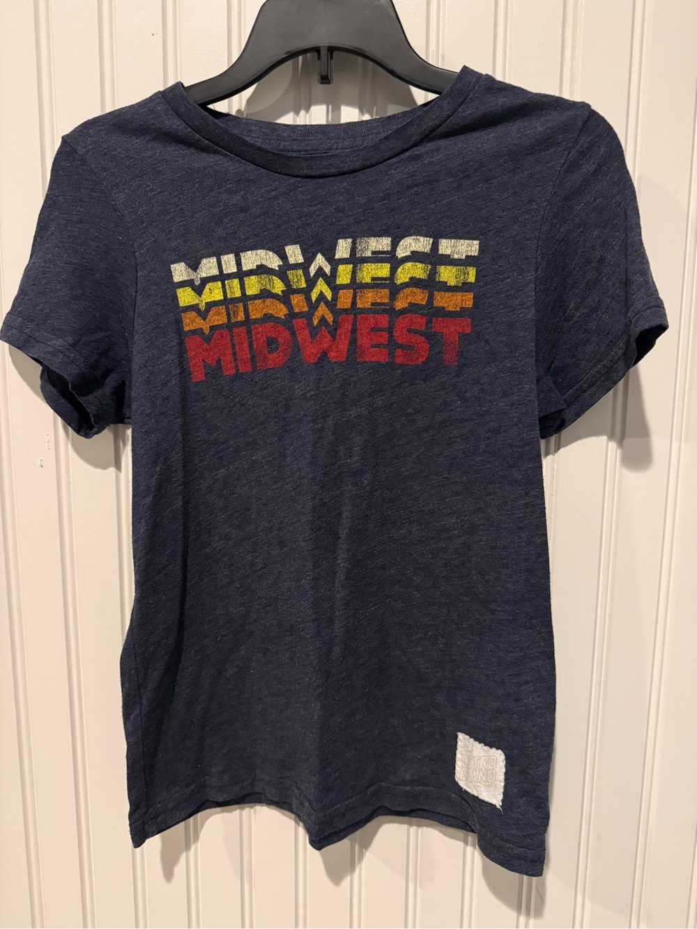 Kids Navy 'Midwest' Graphic Tee
